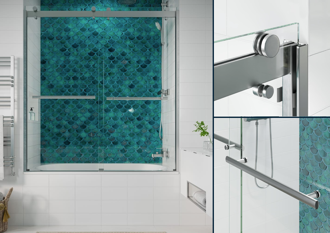 hardware with shower - mara tub