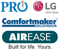 Pro1, LG, Comfortmaker, AirEase