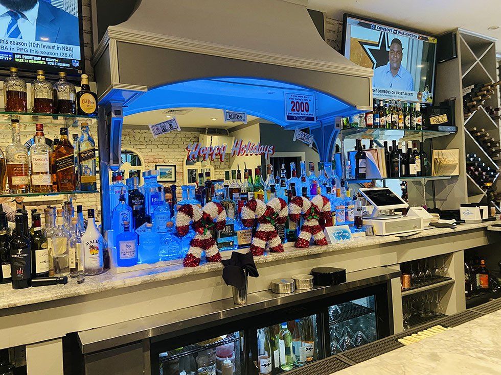 Inside Valentina's Restorante