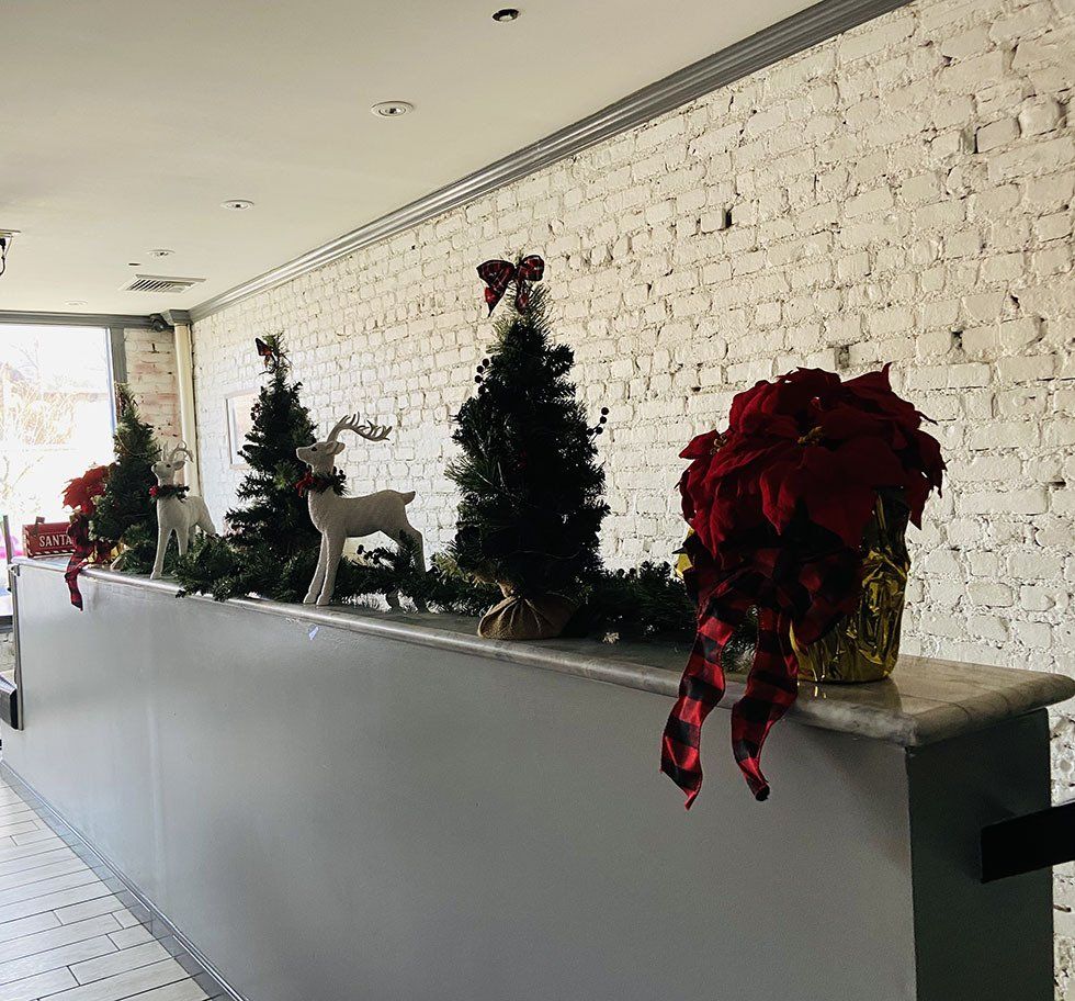 Inside Valentina's Restorante