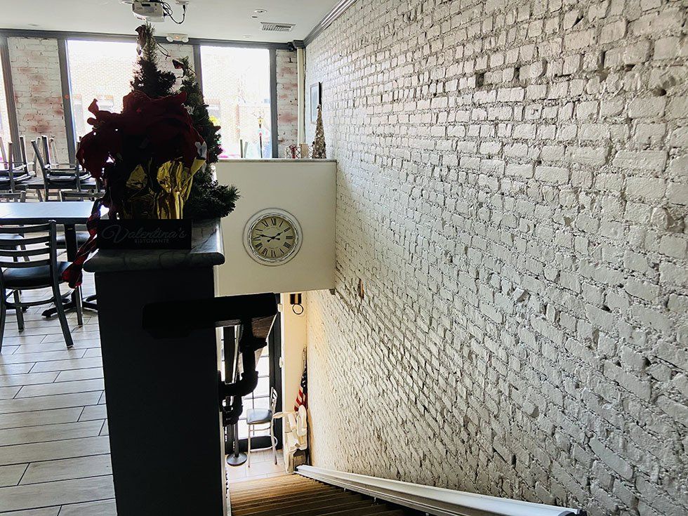 Inside Valentina's Restorante