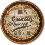100% quality inspected logo