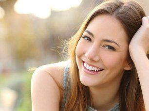 Woman with a beautiful smile