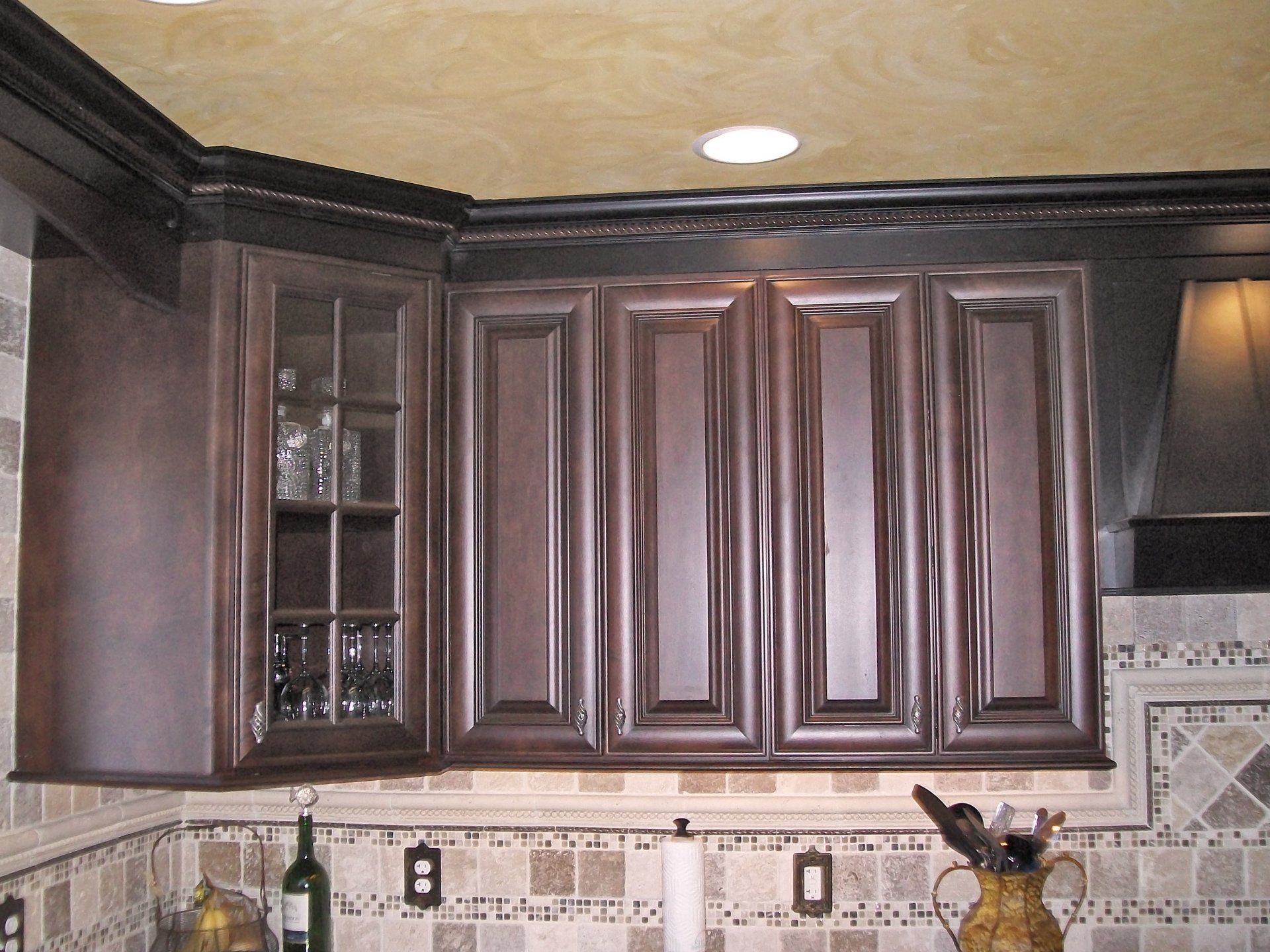 Wooden cabinets