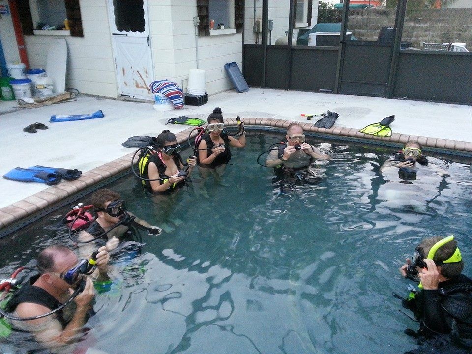 Scuba training process