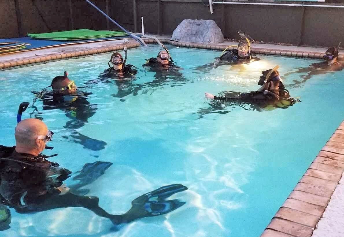 Scuba diving lessons