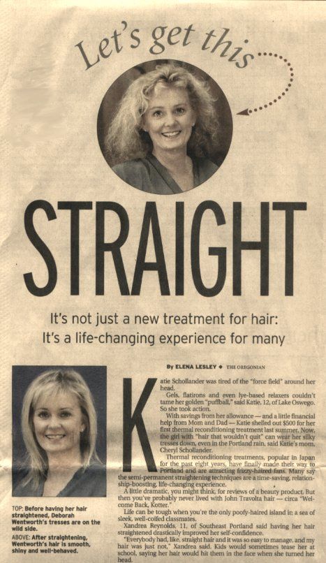 La LeResh on newspaper