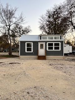 Gray tiny home