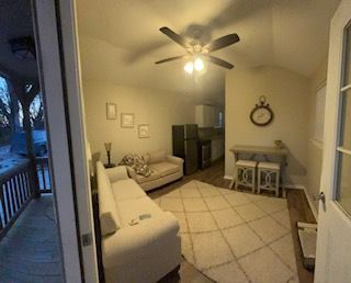 Living room of a tiny home