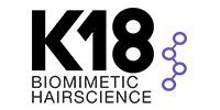 K18 logo in black with the text