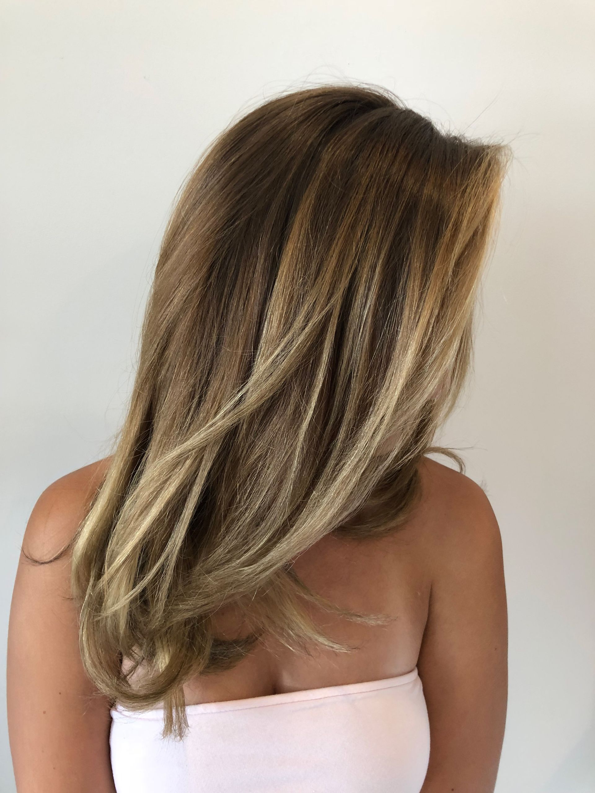 Beautiful model with elegant hairstyle