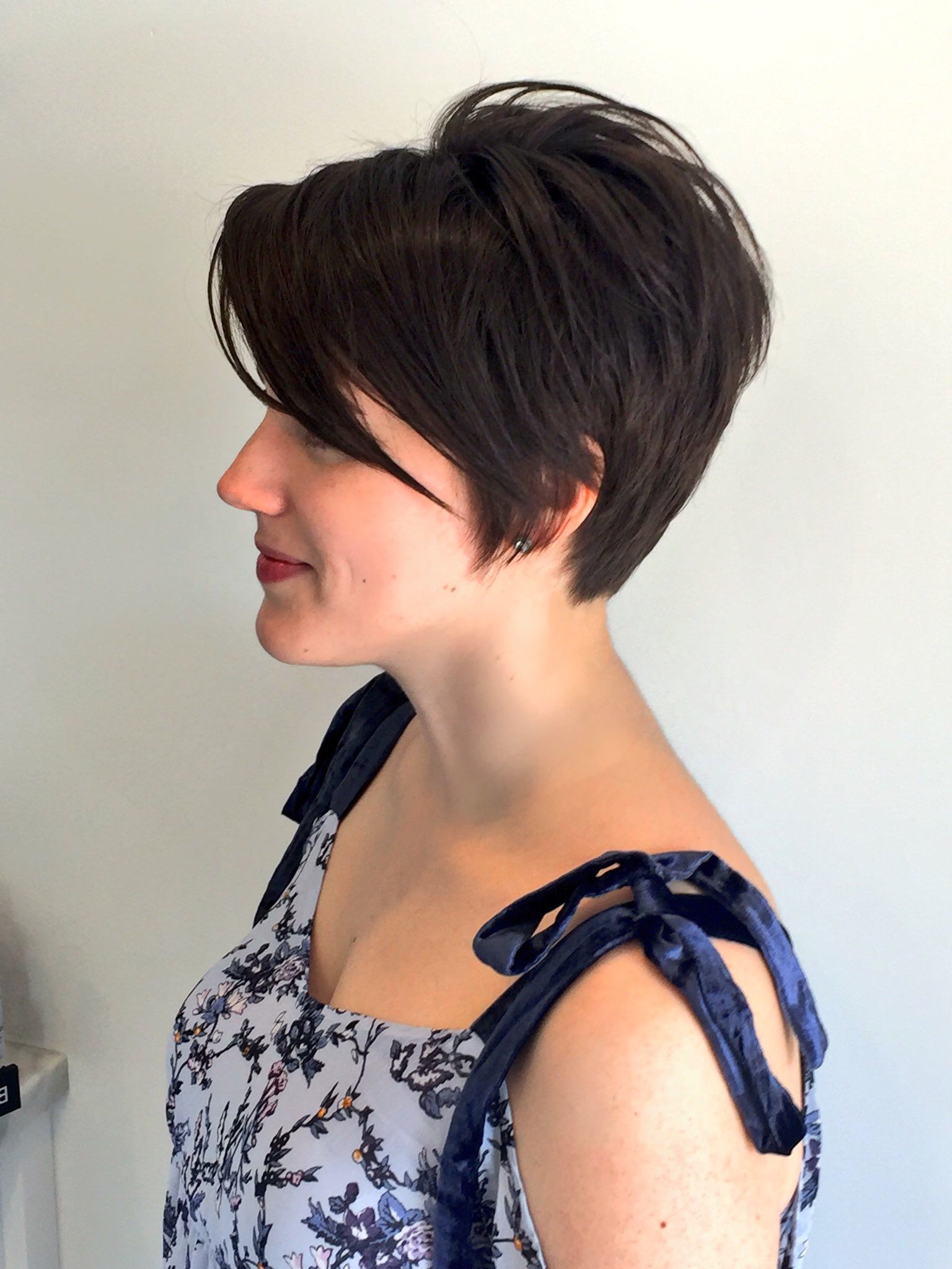 short pixie crop hairstyle