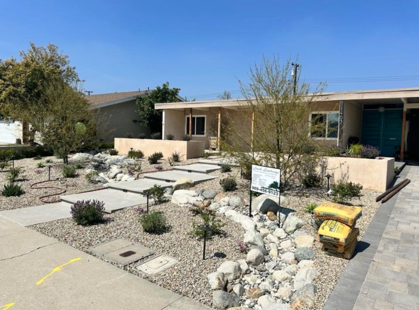 front yard landscape