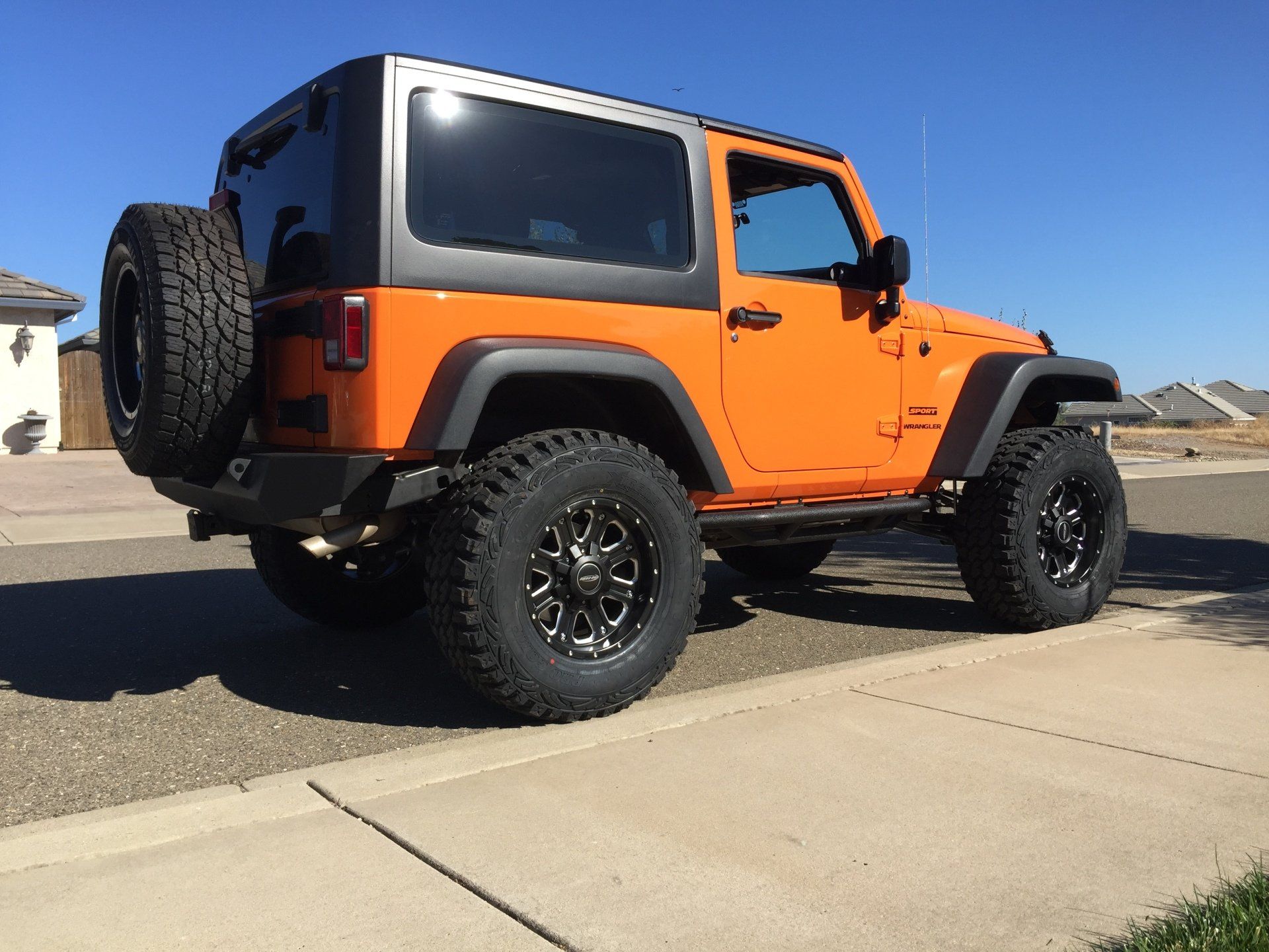 Customized truck suspension