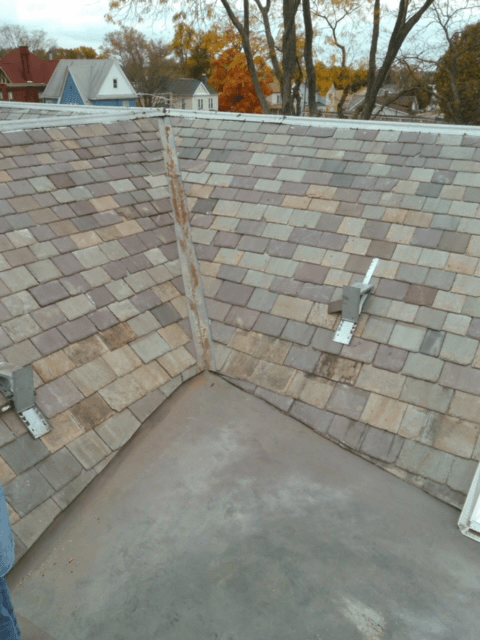 Slate Tile Roofers Work