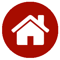 White home icon in a red circle