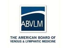 The logo for the american board of venous and lymphatic medicine.