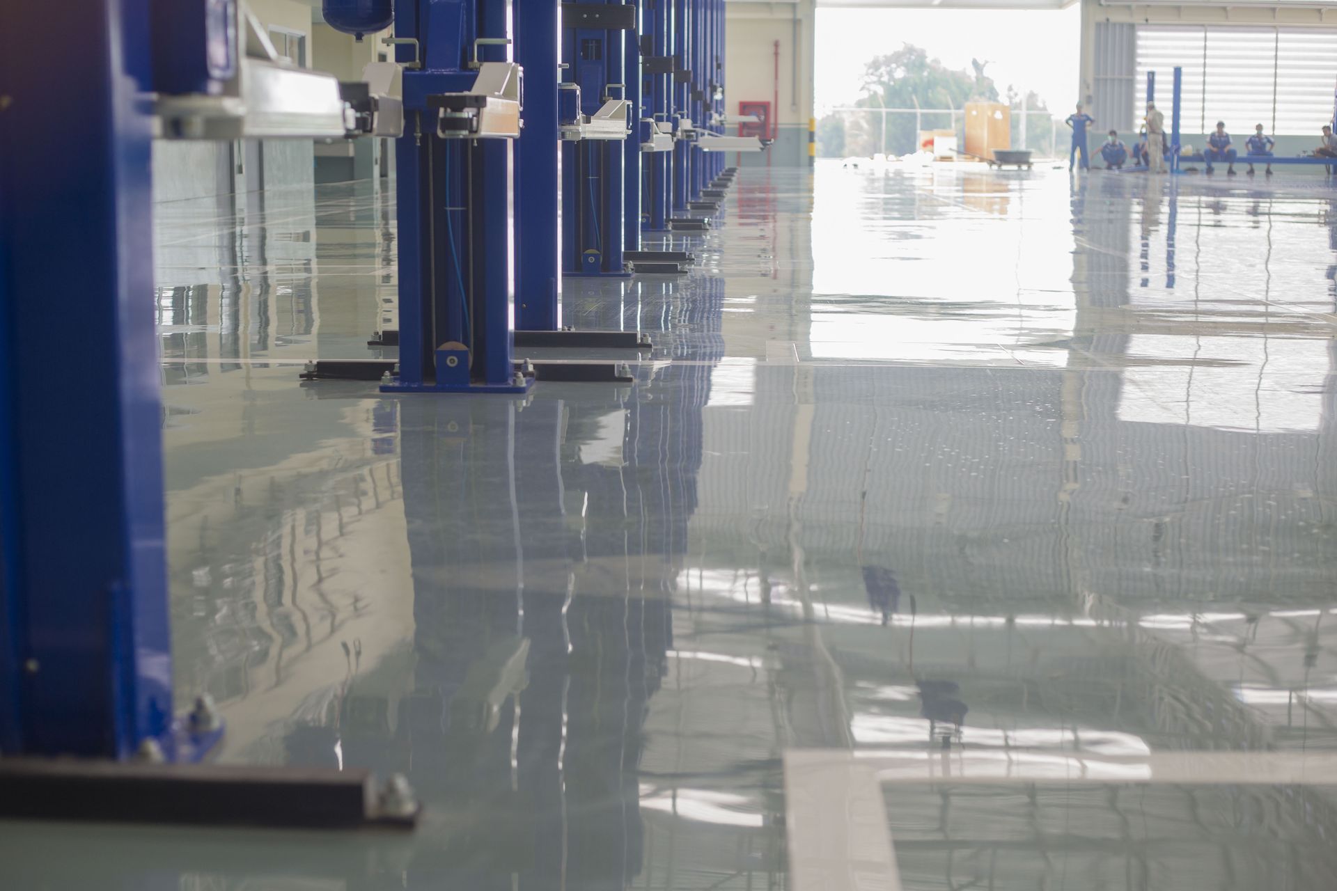 epoxy concrete floor