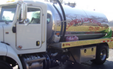 Campbell's Septic Service vehicle