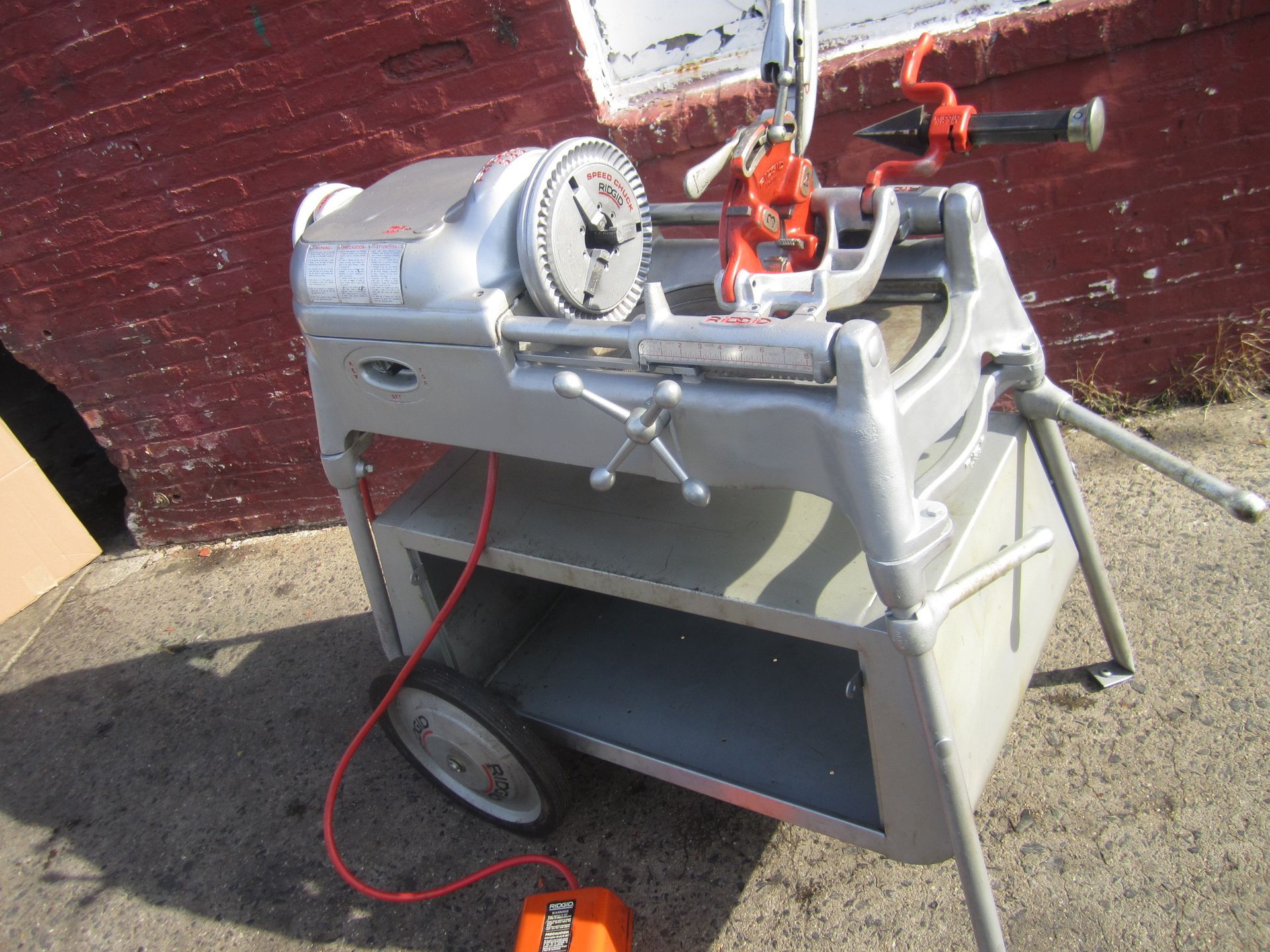 A machine with the word ridgid on it