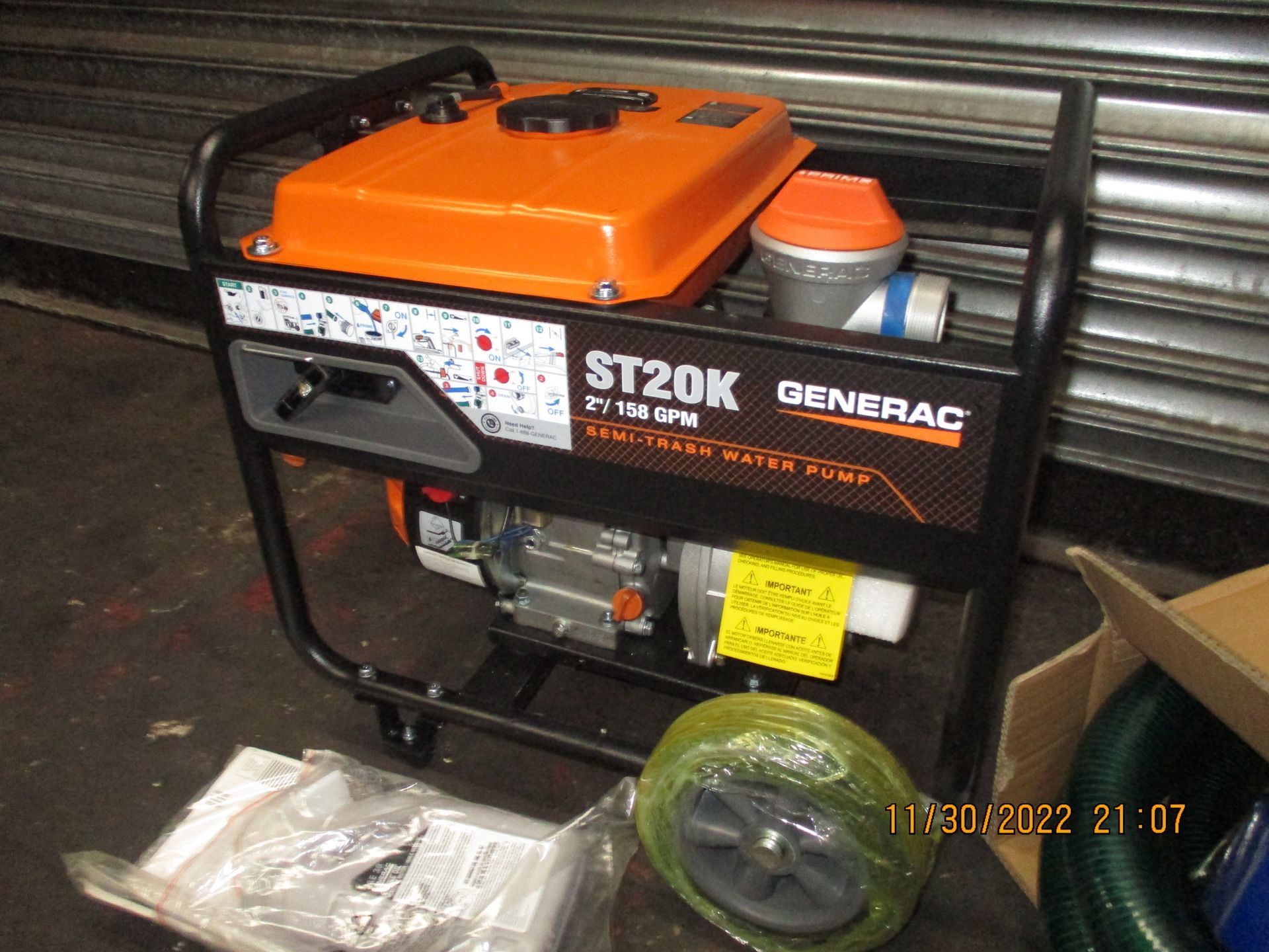 A generator that says st20k on it