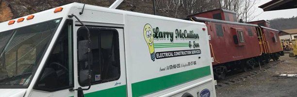 Larry McCullion & Son Electrical Construction Services van