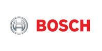 Bosch logo with silver circular emblem and red wordmark on white background