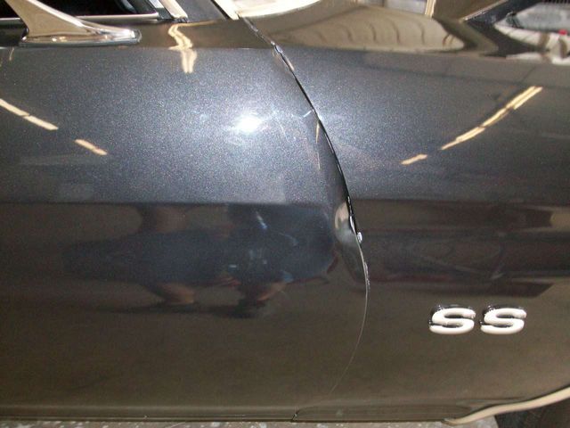 dent on the side of the car
