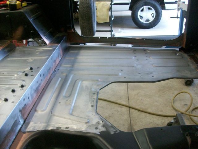 car metal floorboard