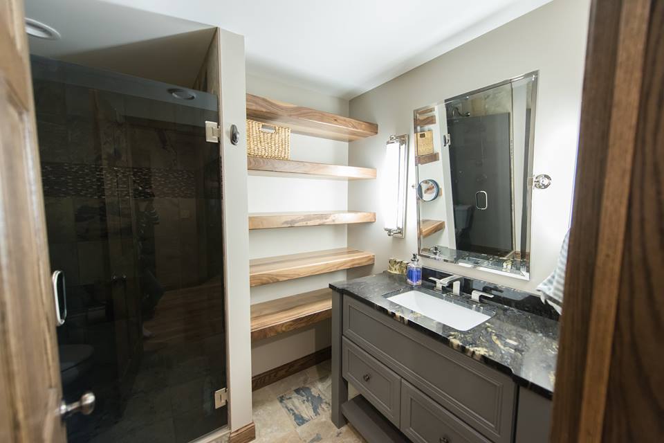 Bathroom remodeling project