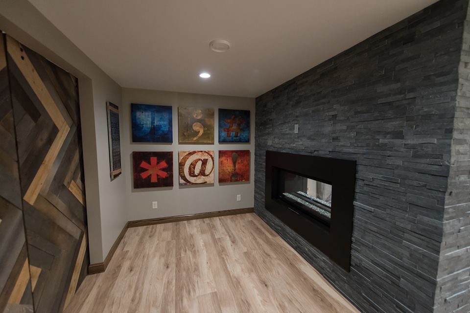 Living room remodeling project