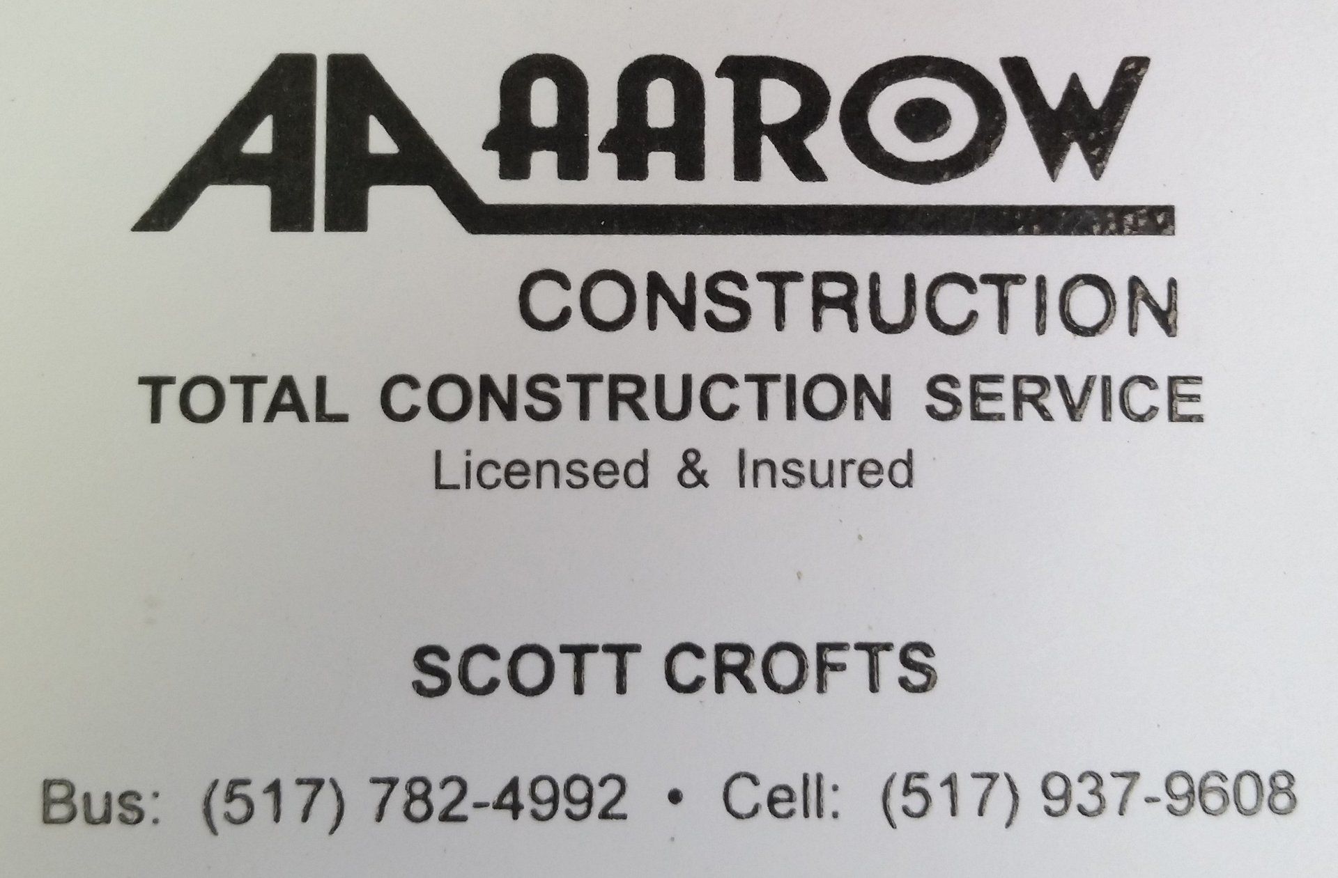 Aarow Construction Company