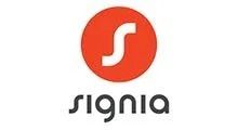 Signia logo: White 
