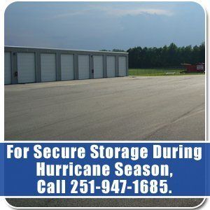 Storage Facilities - Robertsdale and Baldwin County, AL - S & B RV Storage - For Secure Storage During Hurricane Season, Call 251-947-1685.