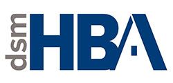 HBA logo in blue and gray on a white background