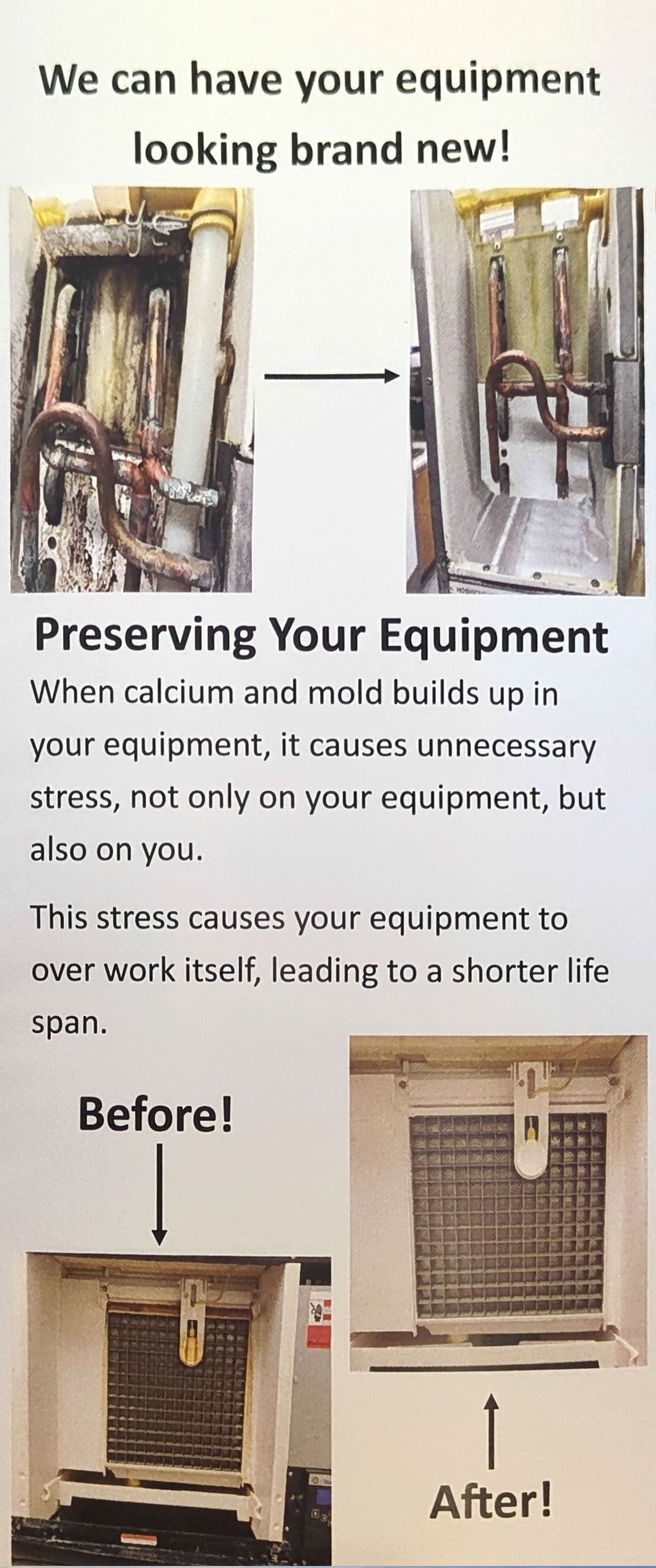 Miller's Refrigeration Inc's maintenance flyer page 3