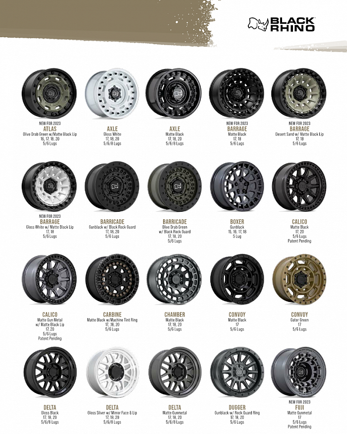 Black Rhino wheels