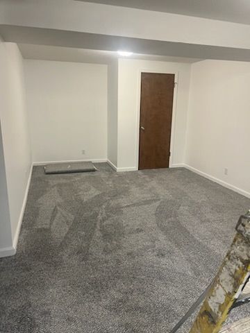 There is a ladder in the middle of the room.