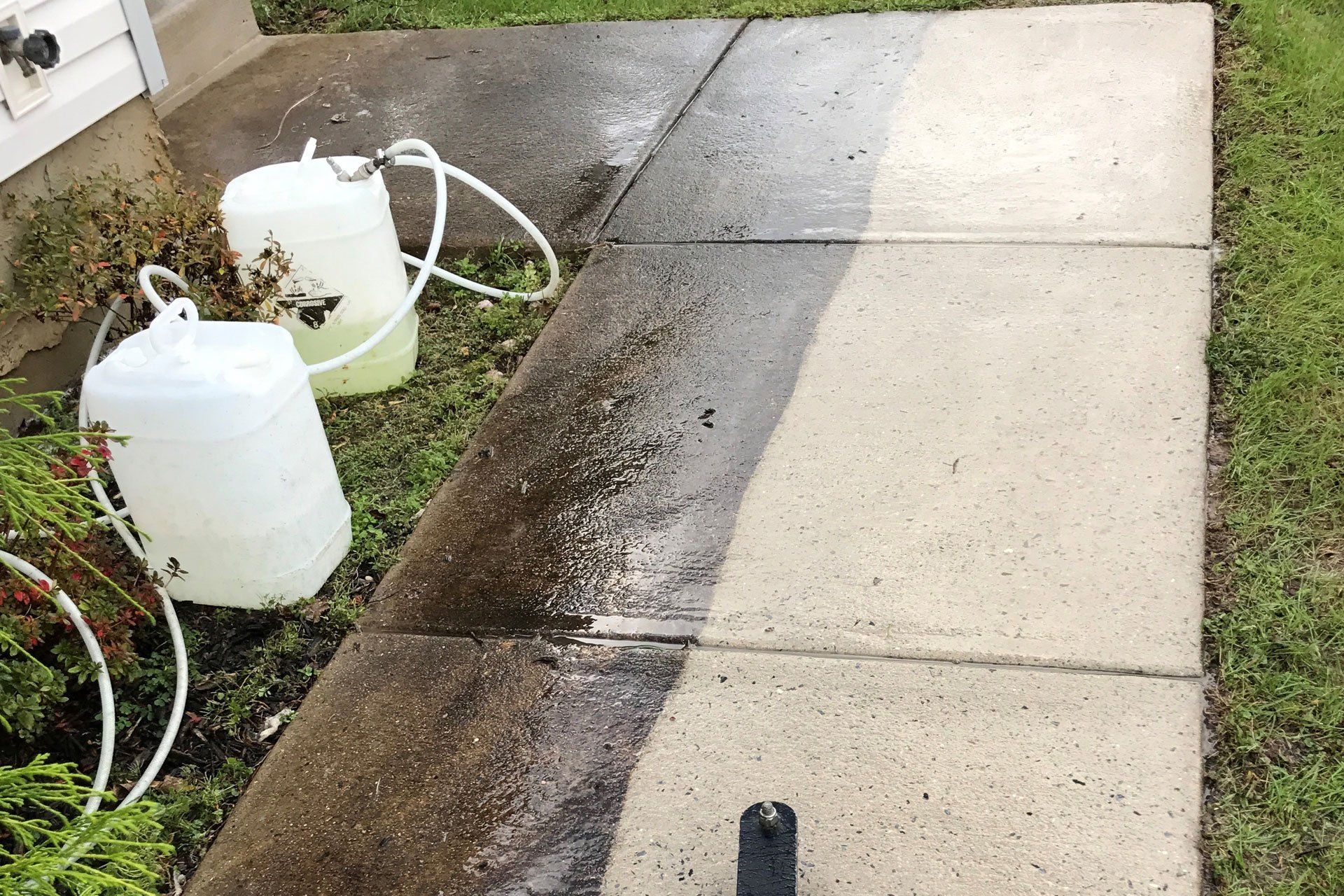 Concrete cleaning