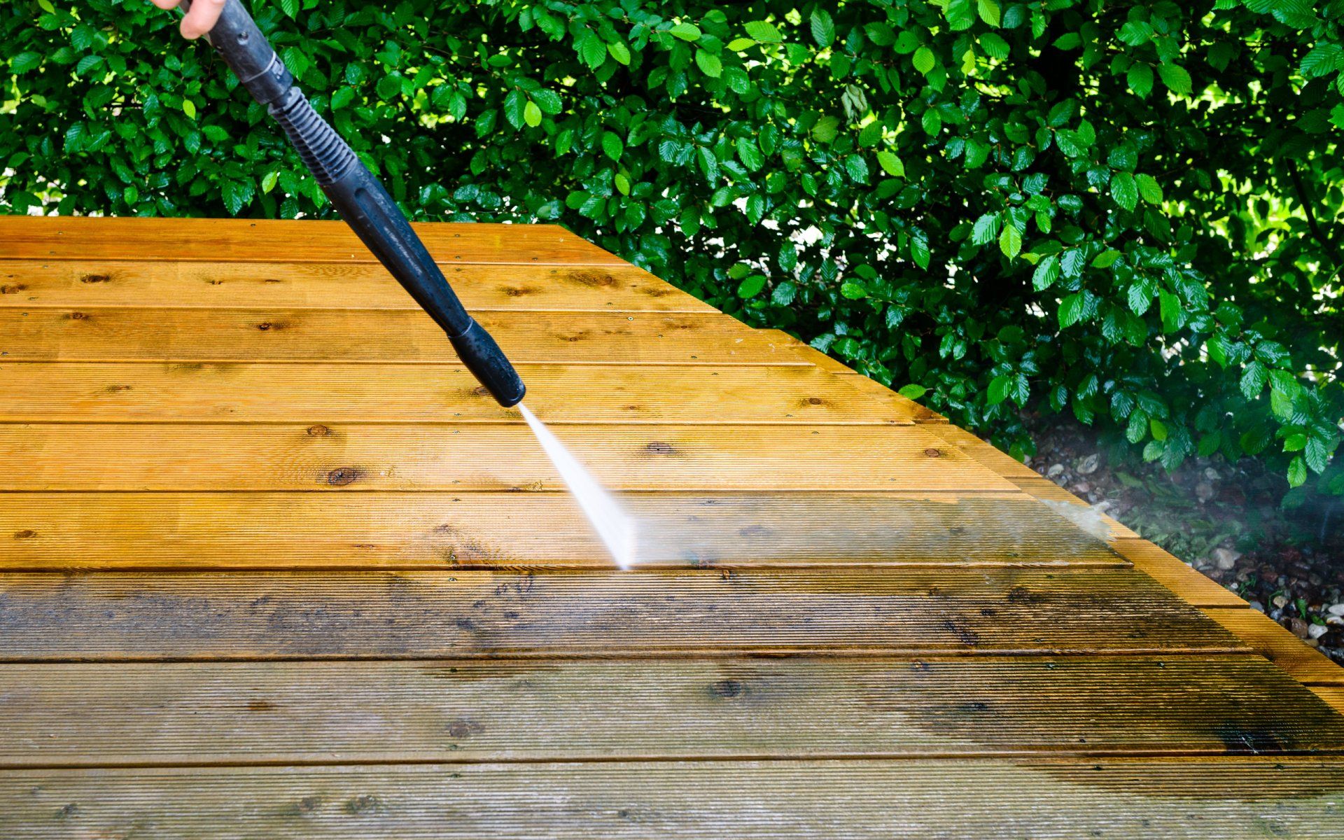 Deck washing