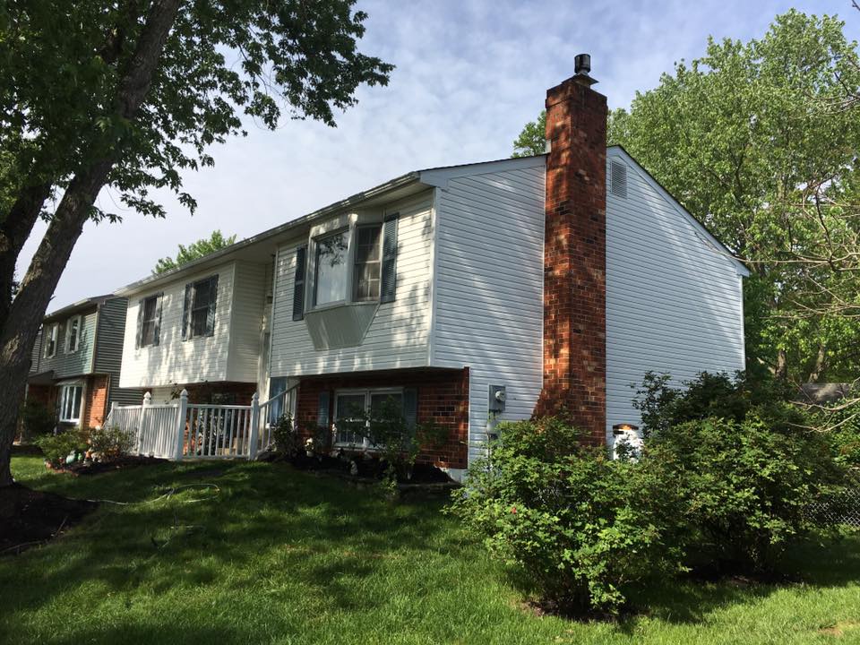 After pressure washing service