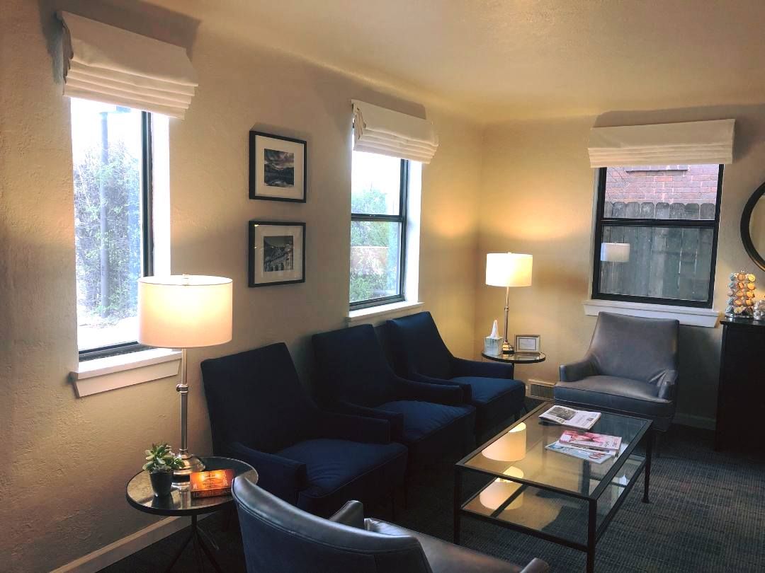 Office waiting area.