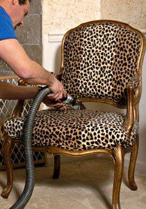 Chair upholstery cleaning
