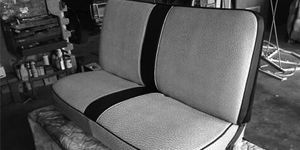 Seat upholstery