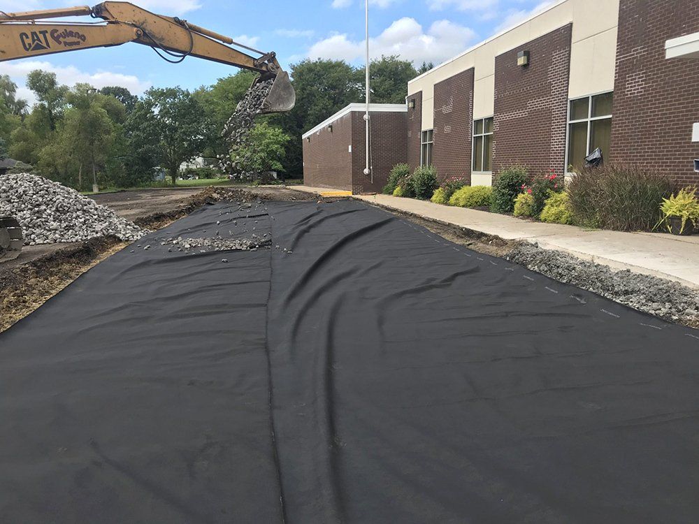 Fabric and base installation
