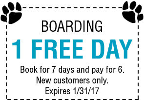 Boarding 1 Free Day Coupon