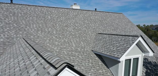 gray shingle roofing