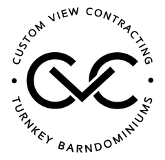 Custom View Contracting logo