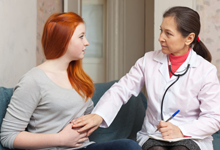 Patient consulting to a doctor