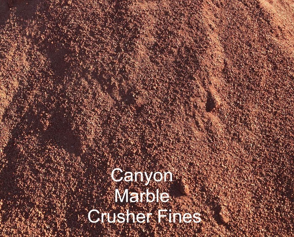 Canyon marble crusher fines